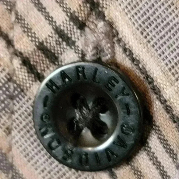 Harley-Davidson Plaid Casual Button Down Shirt - Picture 5 of 9